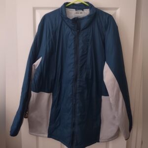 NWT MSX by Michael Strahan Mens Jacket Soft Shell Windbreaker 3XL Blue